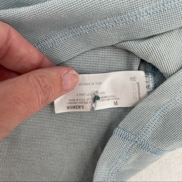 PATAGONIA Womens Capilene Long Sleeved Blue Baselayer size: Medium - Picture 6 of 8